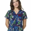 * Wonderwink Women'S Four-Stretch Women'S Sporty Printed V-Neck Hot Selling Scrubs