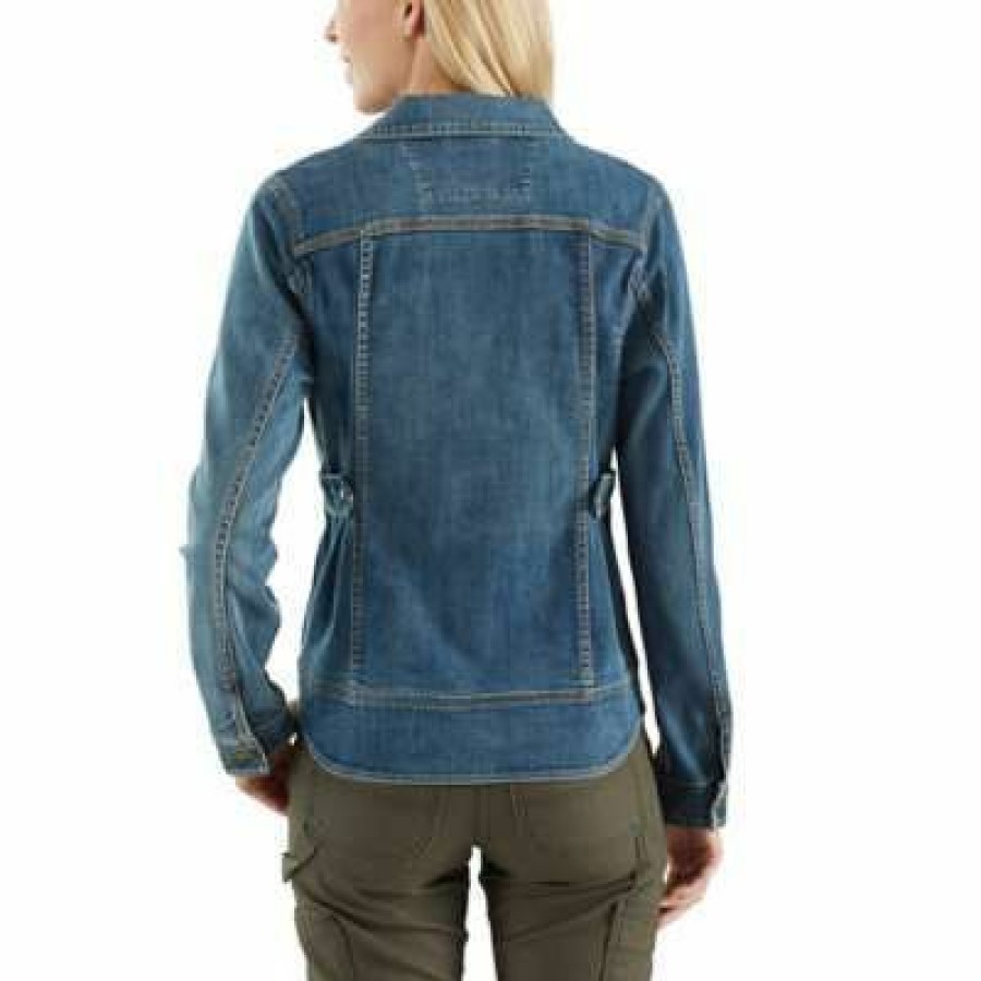 * Carhartt Women'S Benson Denijacket Crazy Deals Stonewash Coats & Jackets