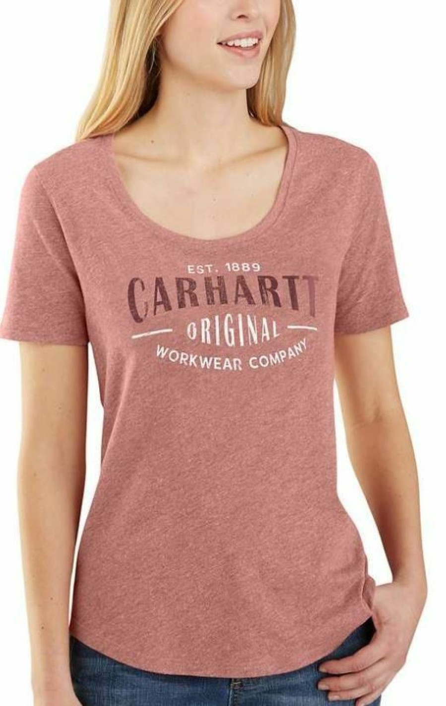 * Carhartt Women'S Lockhart Workwear Short Sleeve T-Shirt Cheap Shirts