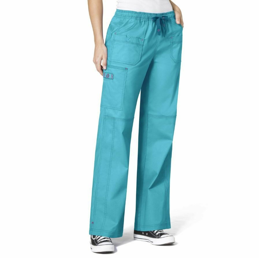 * Wonderwink Women'S Faith Multi Pocket Cargo Scrub Pants-Petites Outlet Scrubs