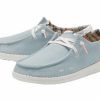 * Hey Dude Women'S Wendy Boho Shoes Hot Selling Light Denim Slip Ons