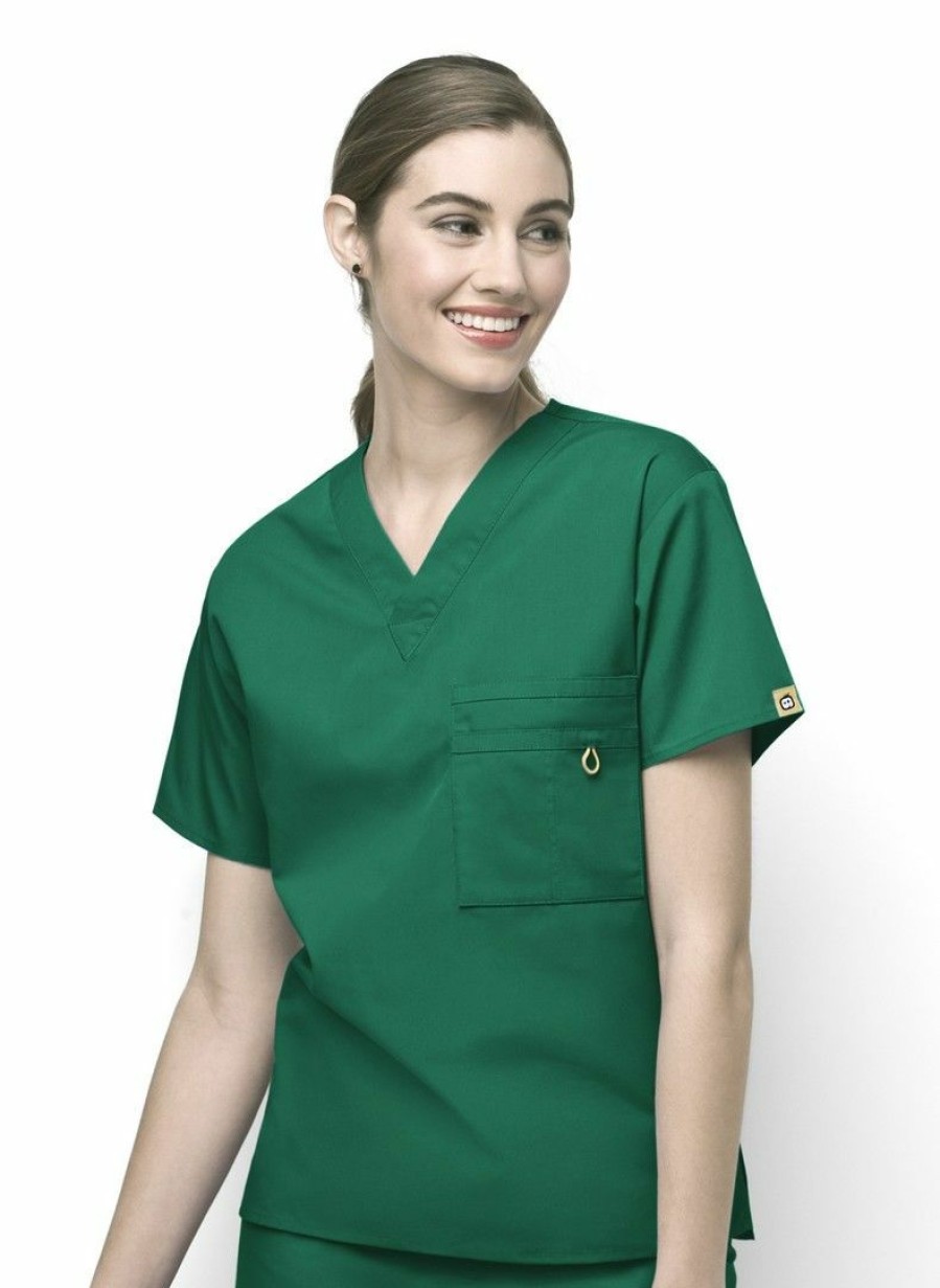 * Wonderwink The Alpha V-Neck Top-Extended Online Store Scrubs