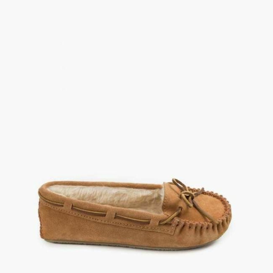 * Minnetonka Women'S Cally Moccasin Crazy Deals Cinnamon Slip Ons