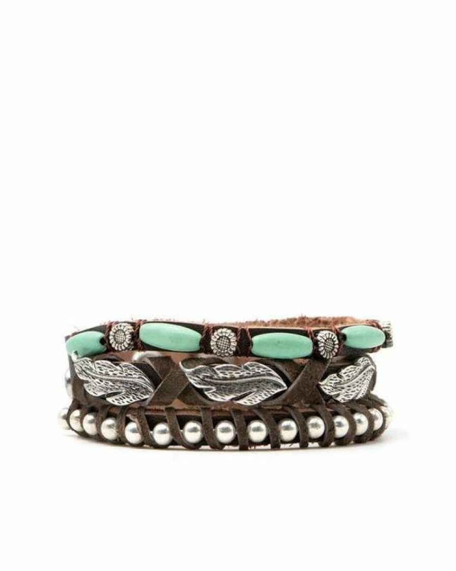 * Cowgirl Confetti Cuff Up And Away Bracelet Brown Top Selling Jewelry