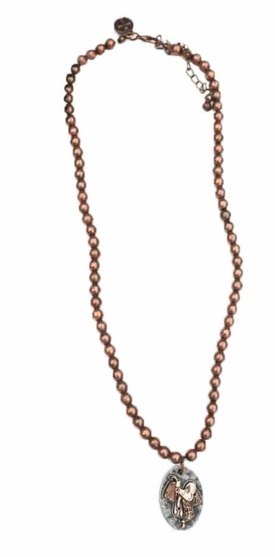 * West 20 Women'S Necklace W/ 2 Toned Charm Nickel|Lead Hot Selling Jewelry