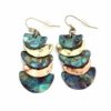 * Wyo-Horse Layered Waterfall Earrings Patina Discount Jewelry