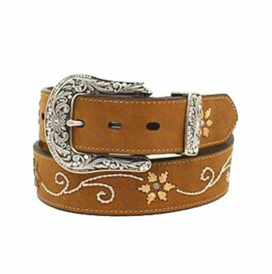 * Nocona Women'S Distress Belt Brown, Xxl Hot Selling Belts & Buckles