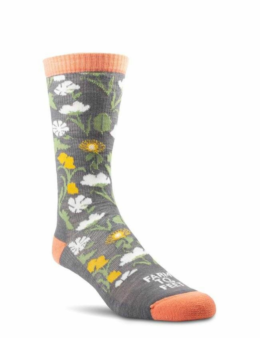 * Farm To Feet Women'S York Crew Light Cushion M, Sparrow Crazy Deals Socks