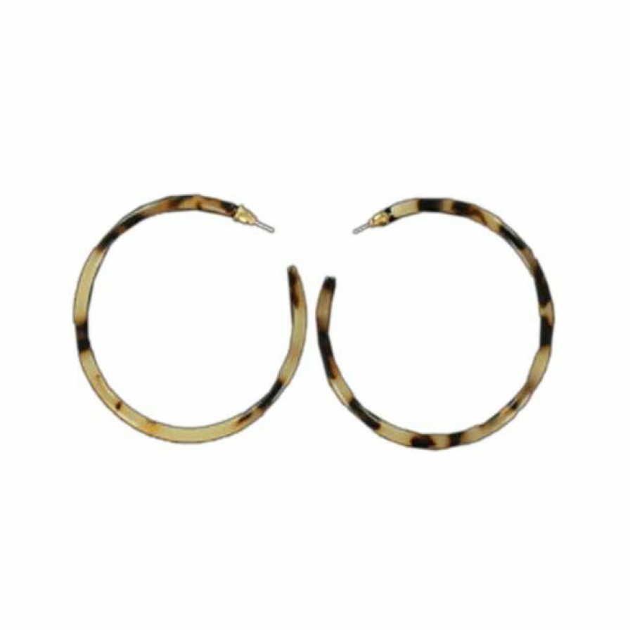 * Blazin Roxx Wild Print Circle Hoop Earrings Leopard Online Store Jewelry