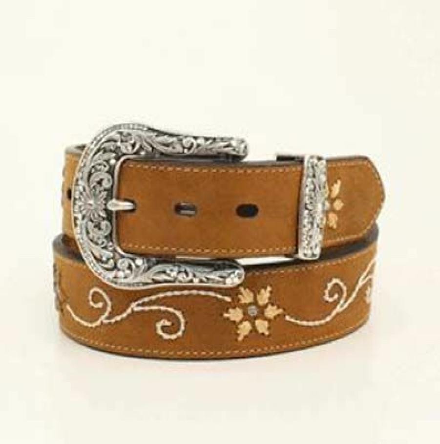 * Nocona Silverbelt Flash Sale Brown Belts & Buckles