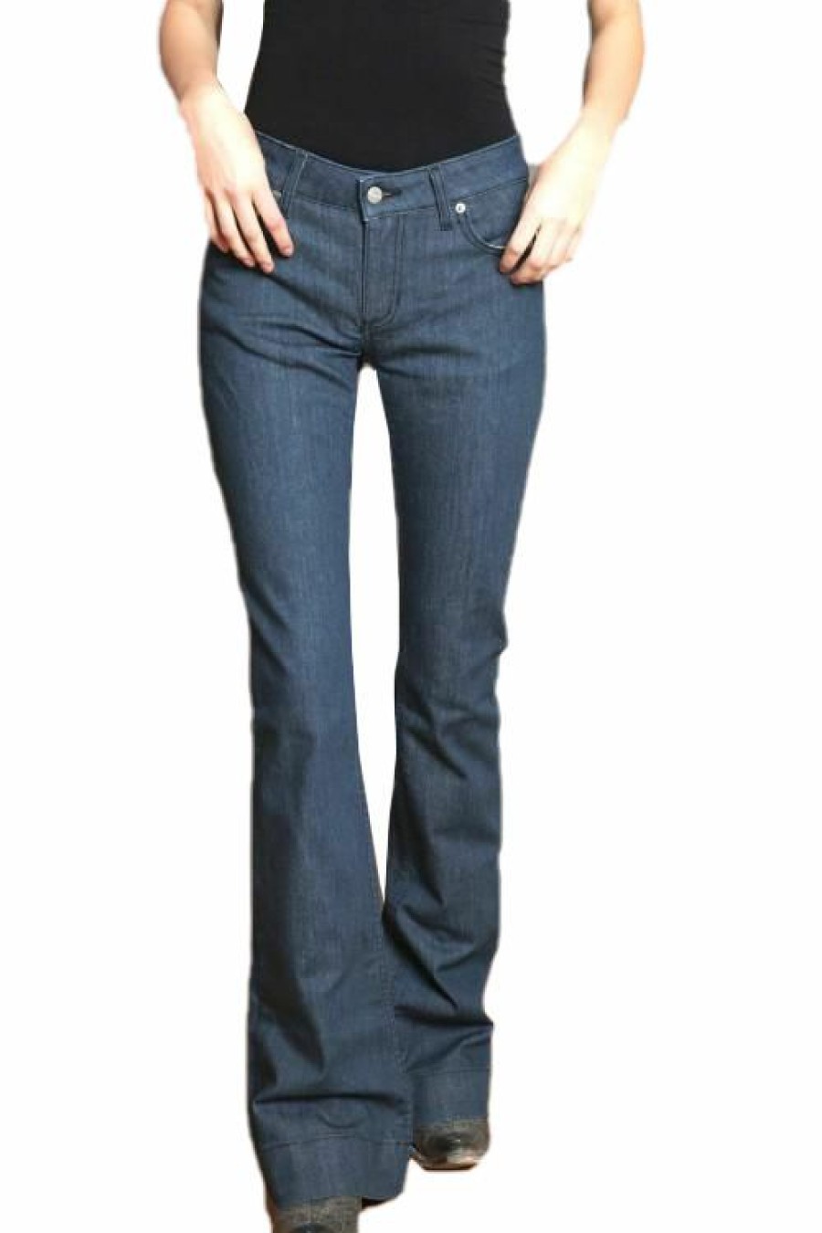 * Kimes Ranch Women'S Flare Leg Denim Jean Best Price Dark Indigo Pants