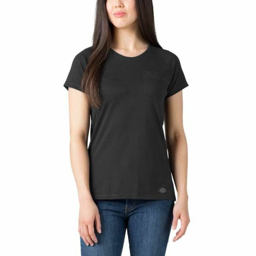 * Dickies Women'S Performance Tee New Threads Black Shirts