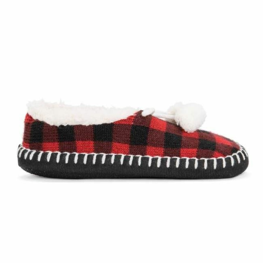 * Muk Luks Women'S Pom Ballerina Slippers Crazy Deals Slippers