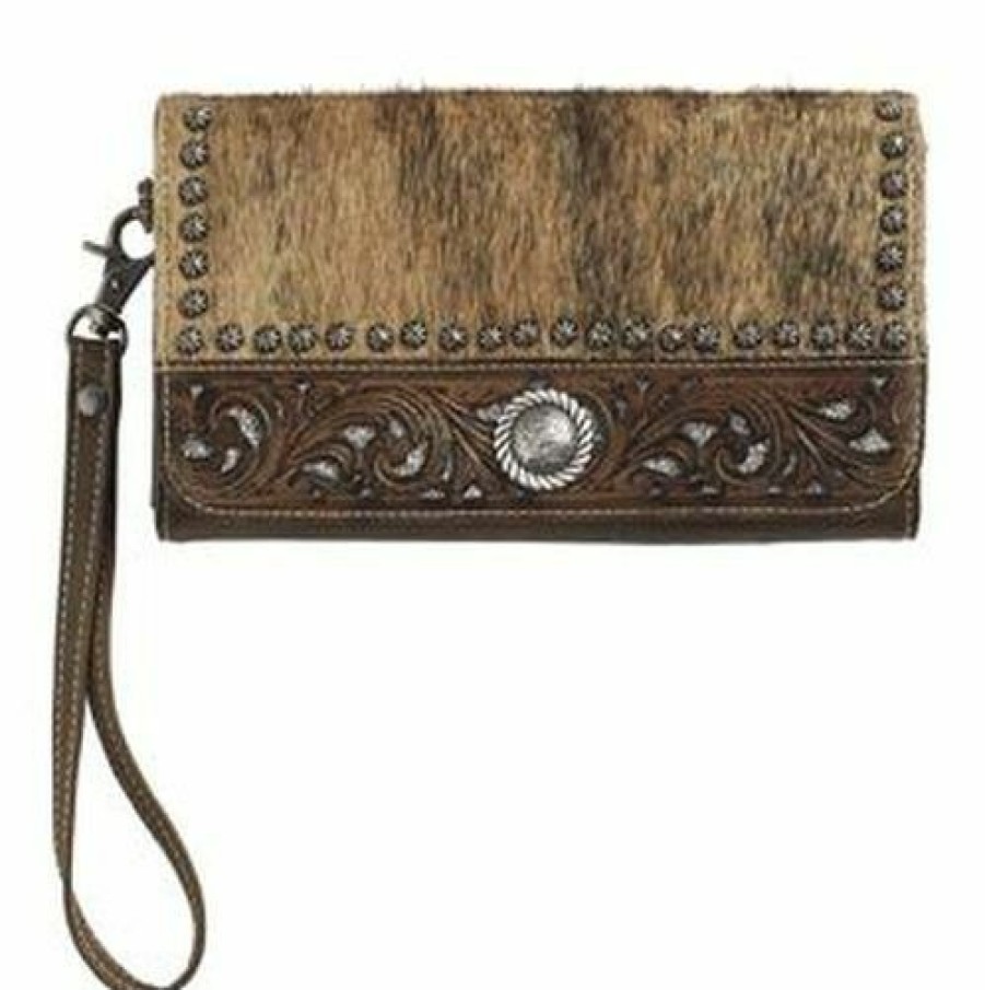 * Blazin Roxx Women'S Lynlee Clutch Wallet Tan New Arrivals Wallets