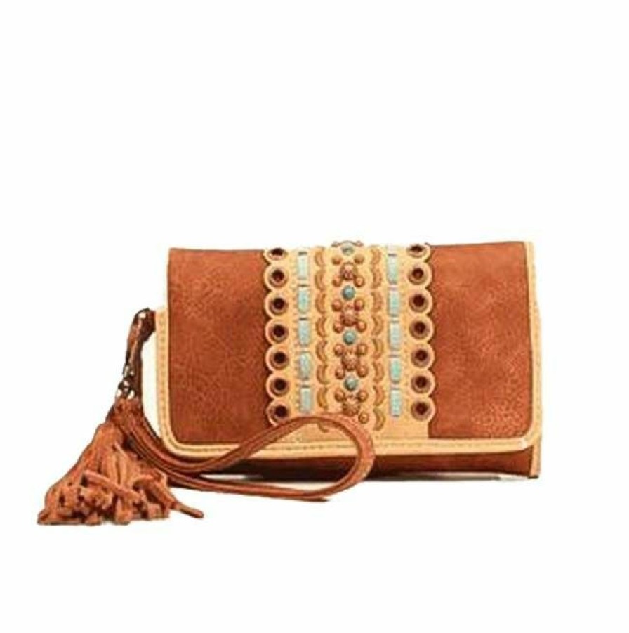 * Blazin Roxx Women'S Laney Clutch Wallet Brown Online Sales Wallets