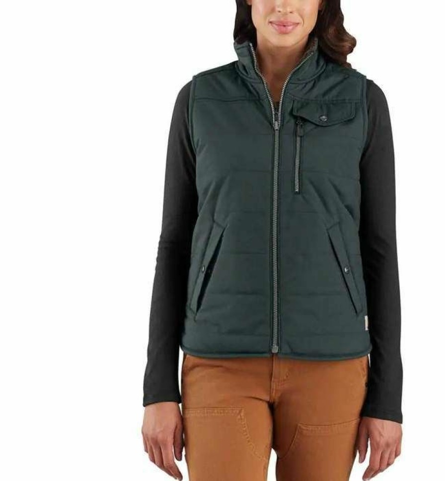 * Carhartt Women'S Utility Sherpa-Lined Vest Online Sales Coats & Jackets