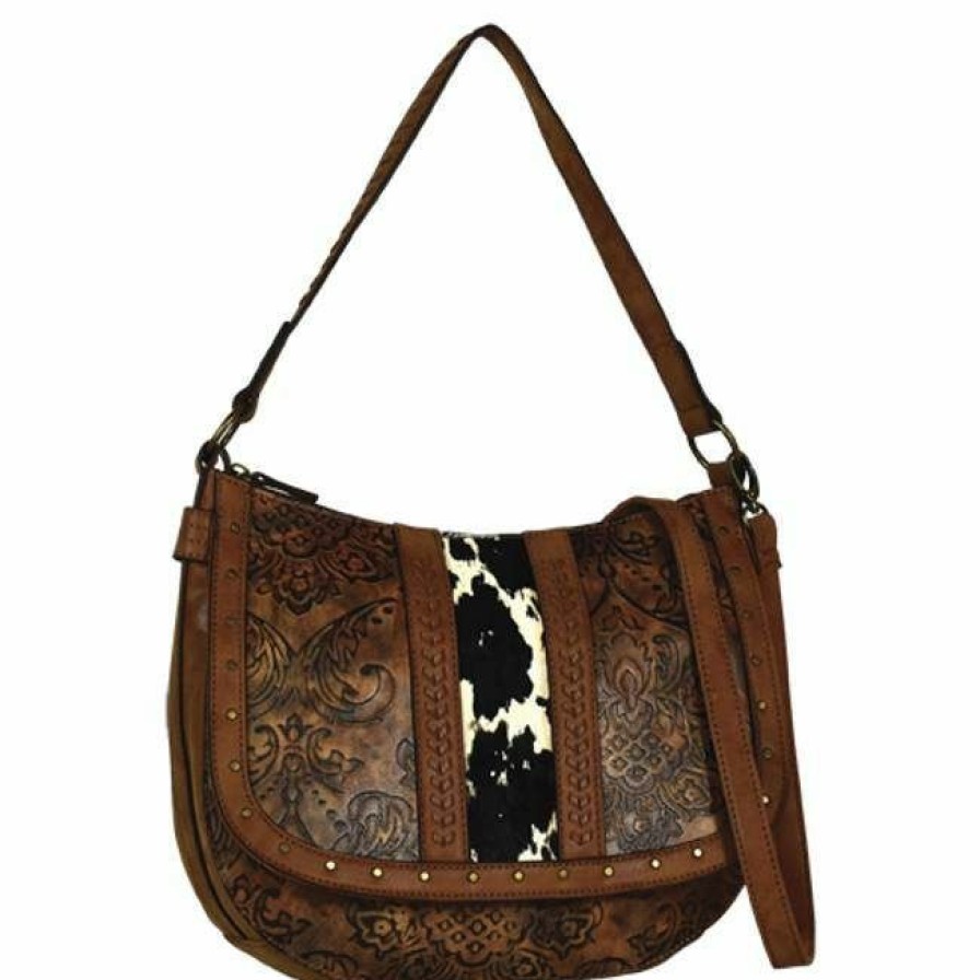 * Justin Women'S Slouch Purse Brown Outlet Bags & Purses