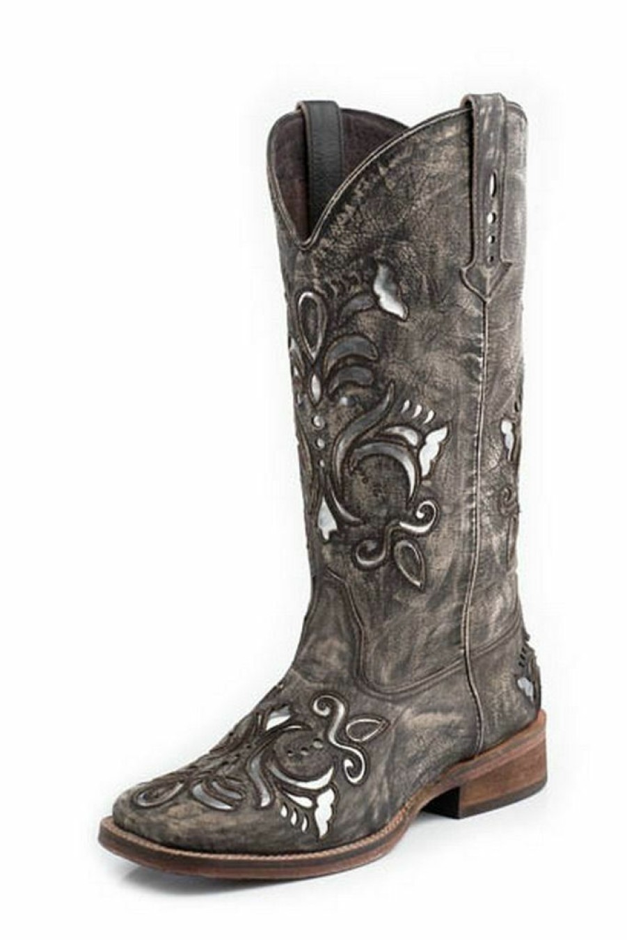 * Roper Women'S Lindsey Boots Best Sellers Tan Cowboy Boots