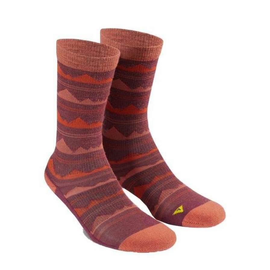 * Keen Women'S Horizon Crew Socks Tawny Port, M Discount Socks