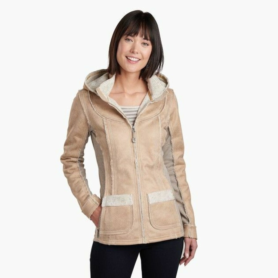 * Kuhl Women'S Dani Sherpa Jacket Top Selling Coats & Jackets