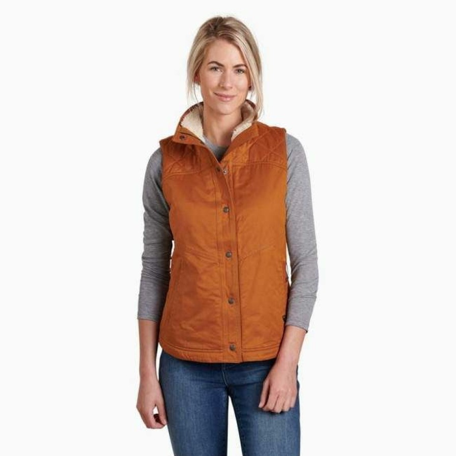 * Kuhl Women'S Celeste Lined Vest Hot Selling Coats & Jackets