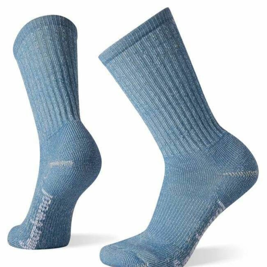 * Smartwool Women'S Classic Edition Light Cushion Hiking Crew Sock M, Mist Blue Discount Socks