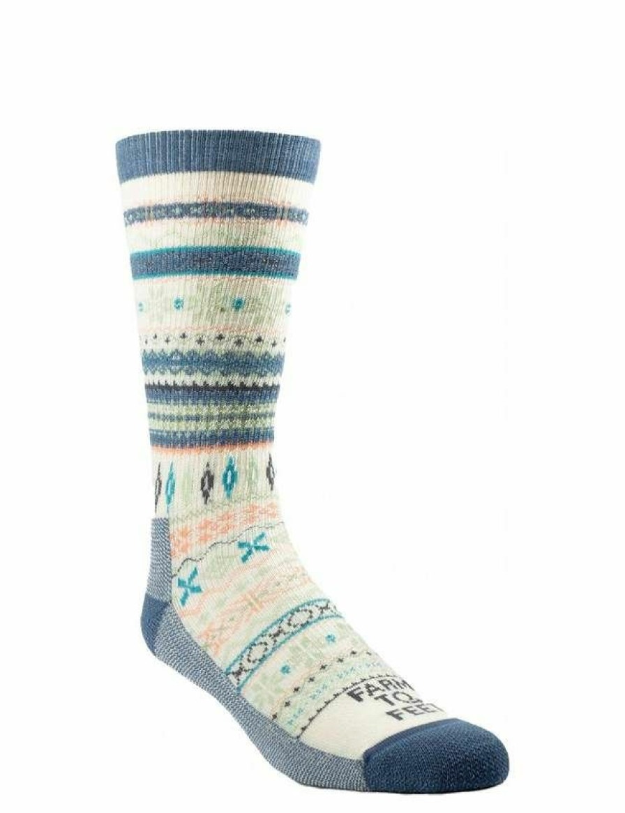 * Farm To Feet Women'S Hamilton Crew Light Cushion M, Natural Top Selling Socks