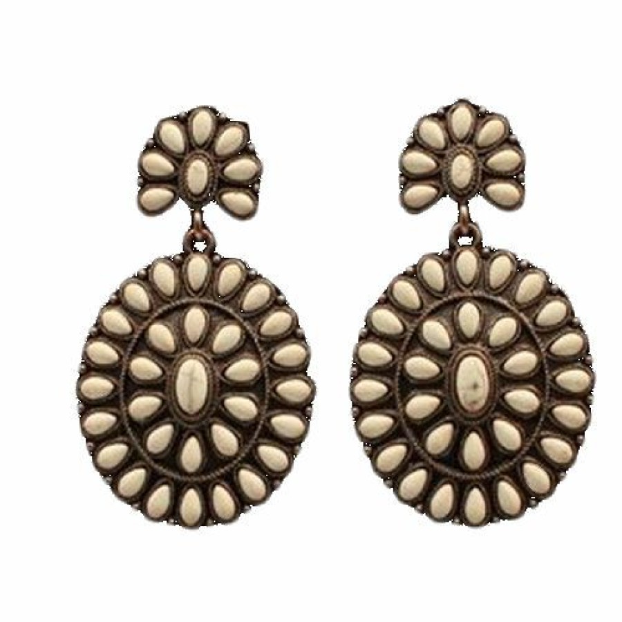 * Blazin Roxx Stone Couch Copper Earrings New Arrivals Jewelry