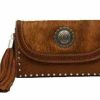 * Blazin Roxx Women'S Flap Wallet Brown New Arrivals Wallets