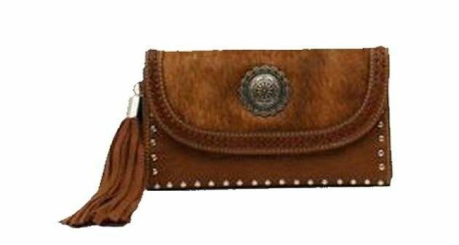 * Blazin Roxx Women'S Flap Wallet Brown New Arrivals Wallets