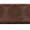 * American West Women'S Kachina Spirit Tri-Fold Wallet Brown Quality Guarantee Wallets