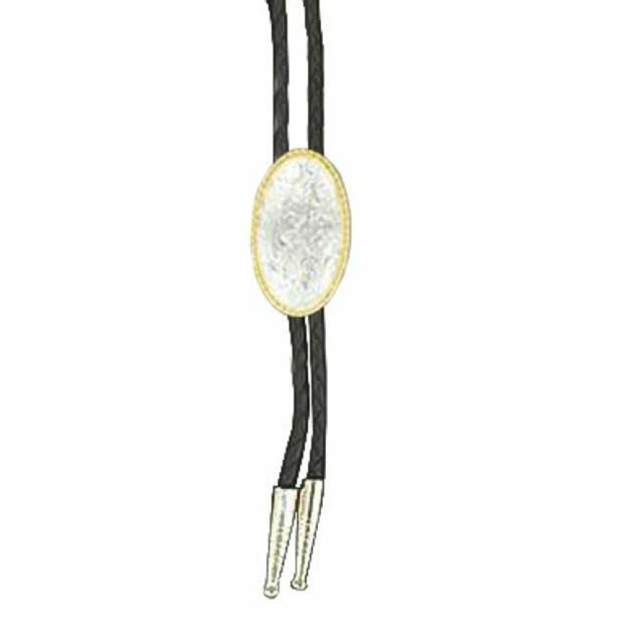 * Double S Men'S Bolo Tie Silver/Gold Best Price Jewelry