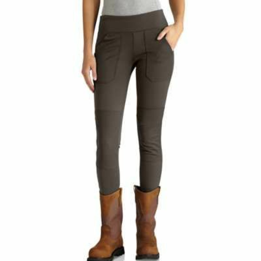 * Carhartt Women'S Force Utility Legging Flash Sale Dark Coffee Pants