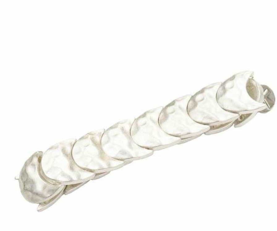 * West 20 Women'S Silver Crescent Bracelet Nickel|Lead Hot Selling Jewelry