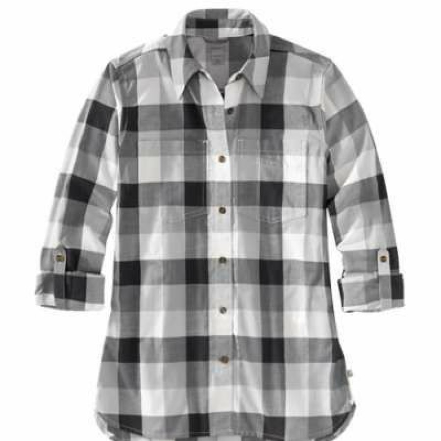 * Carhartt Women'S Fairview Plaid Shirt Crazy Deals Shirts