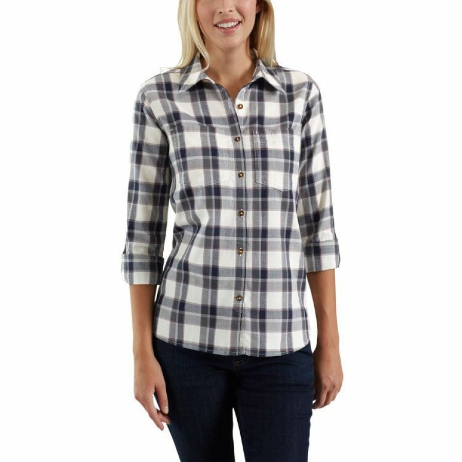 * Carhartt Women'S Fairview Plaid Shirt Crazy Deals Shirts