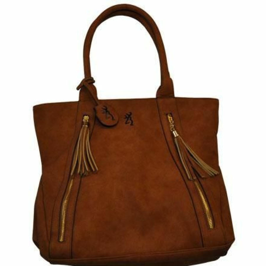 * Browning Women'S Alexandria Concealed Carry Handbag- Brown- Brown Top Selling Bags & Purses