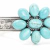 * Cowgirl Confetti In Bloom Turquoise Cuff Bracelet Flash Sale Jewelry