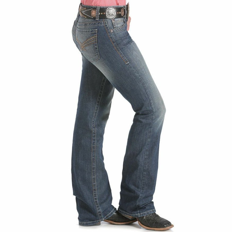 * Cinch Women'S Ada Jeans New Threads Dark Stonewash Pants