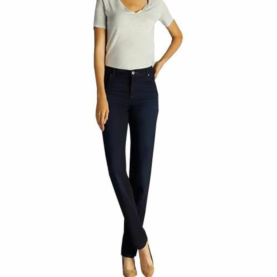 * Lee Women'S Stretch Relaxed Fit Straight Leg Jean Hot Selling Pants