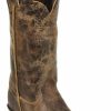 * Justin Women'S Wildwood Bent Rail Boots New Arrivals Dark Brown Cowboy Boots