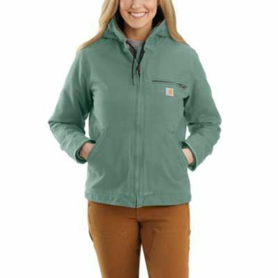 * Carhartt Women'S Sherpa Lined Jacket Top Selling Black Coats & Jackets