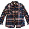 * Victory Sportswear Women'S 2 Pocket Flannel Plaid Shirt New Threads Spice Shirts