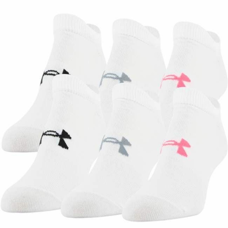 * Under Armour Women'S 6 Pack Essential No Show Socks Quality Guarantee Socks