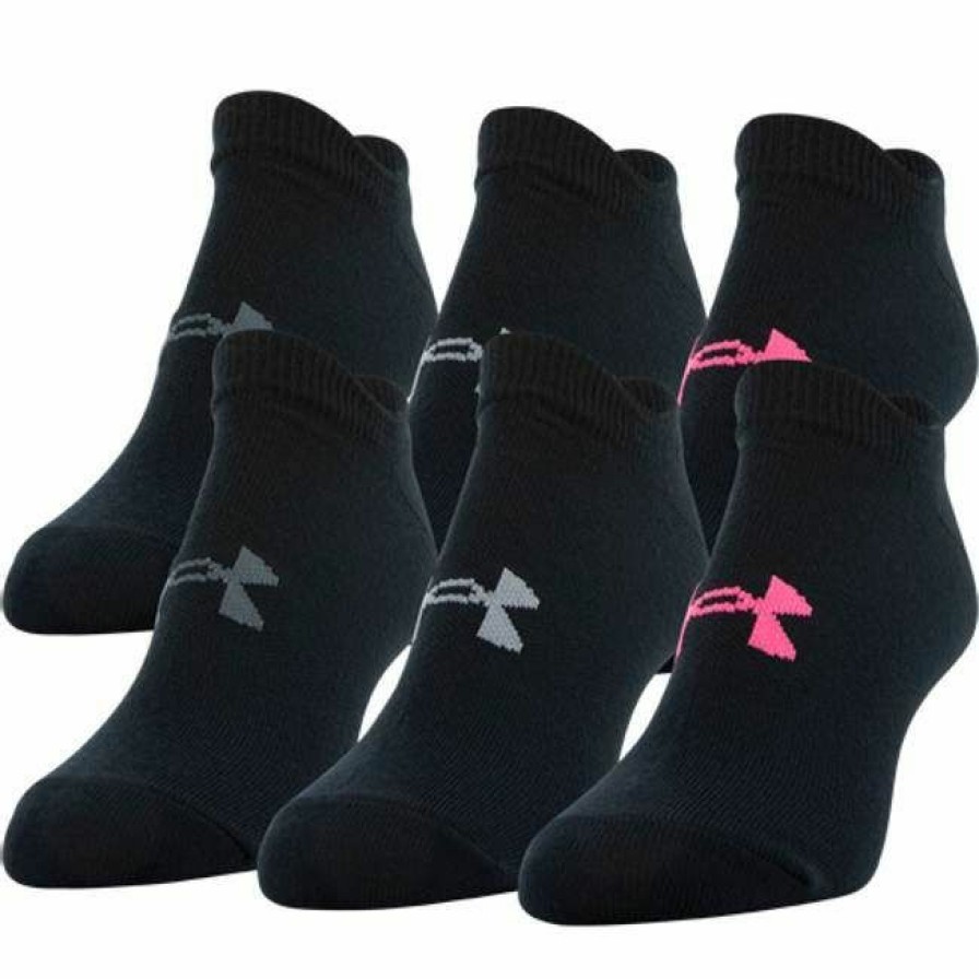 * Under Armour Women'S 6 Pack Essential No Show Socks Quality Guarantee Socks