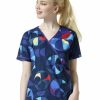 * Wonderwink Women'S Serenity Women'S Mock Wrap Print Top Best Price Scrubs