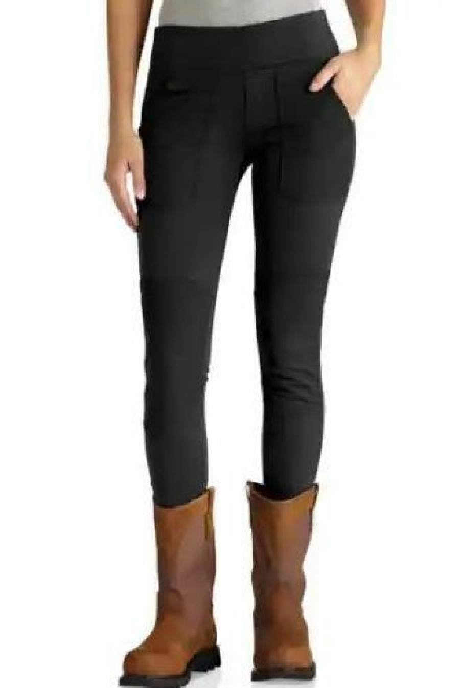 * Carhartt Women'S Force Utility Knit Legging Premium Black Pants