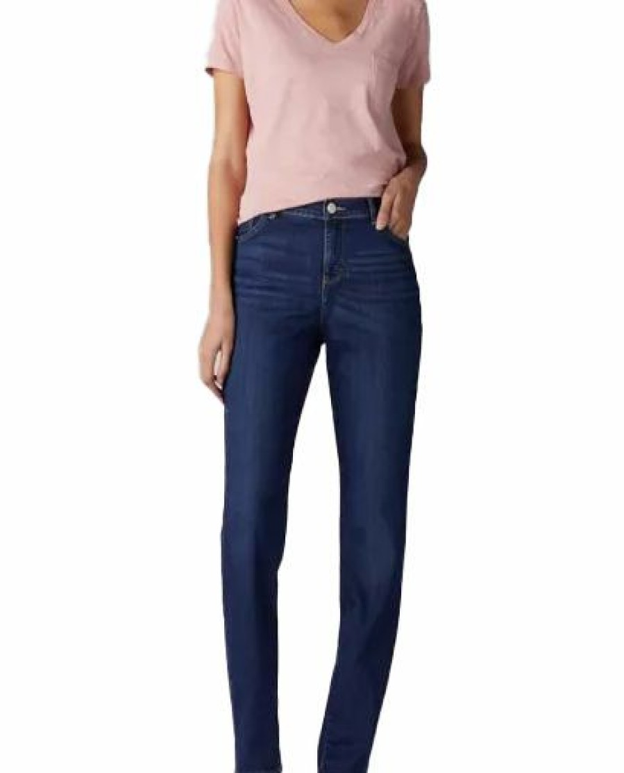 * Lee Women'S Instantly Slim Relaxed Fit Straight Leg Jean Top Selling Pants