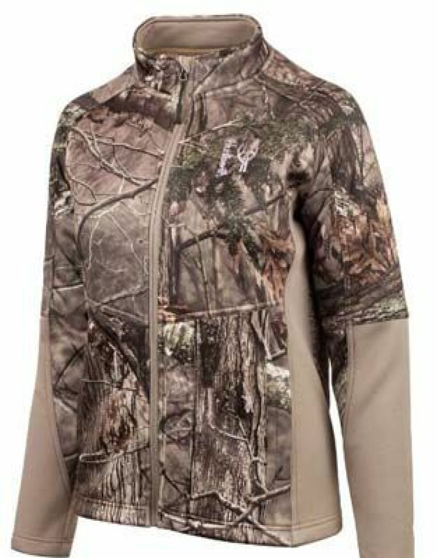 * Huntworth Women'S Bonded Hunting Jacket Premium Hidd'N Camo Coats & Jackets