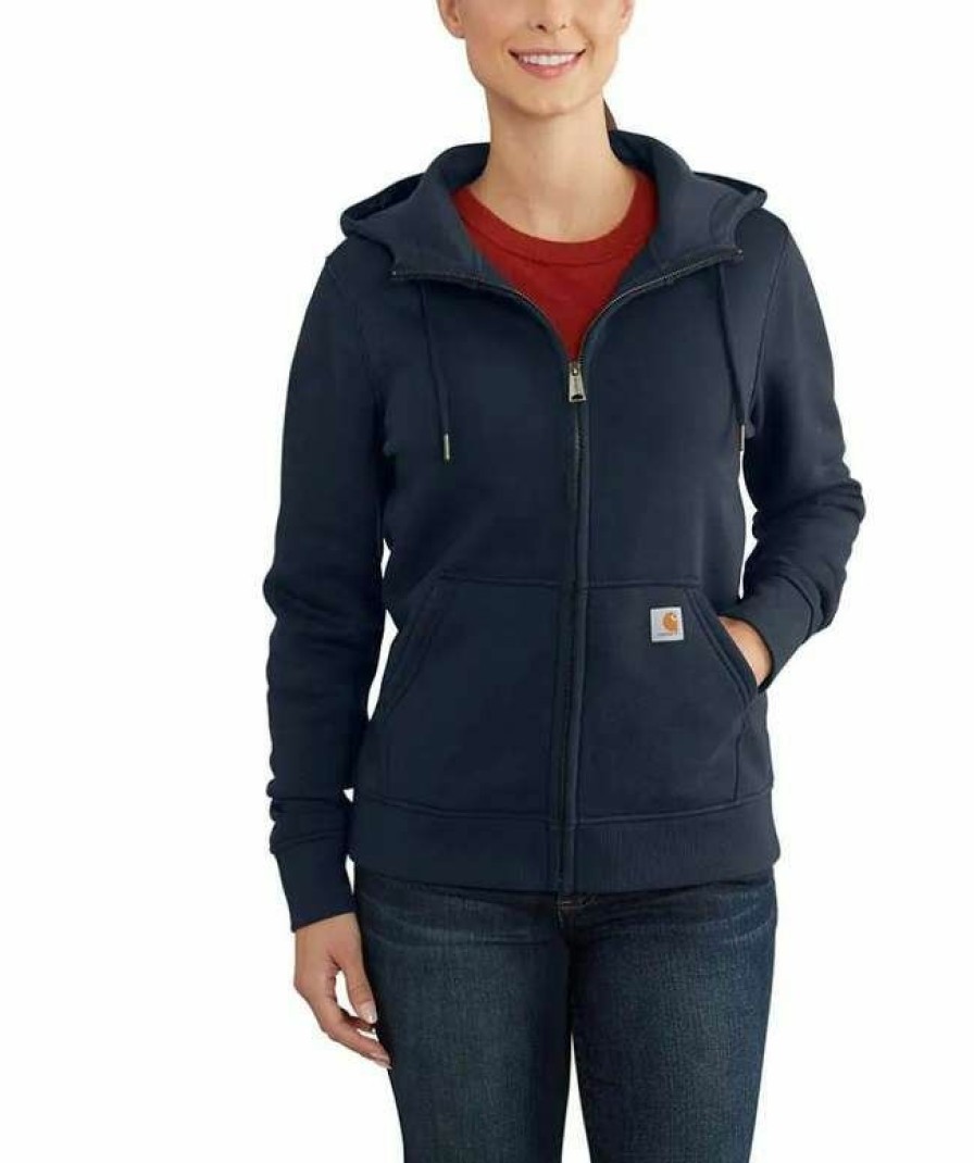 * Carhartt Women'S Relaxed Fit Medium Weight Full Zip Sweatshirt Popular Hoodies & Sweatshirts